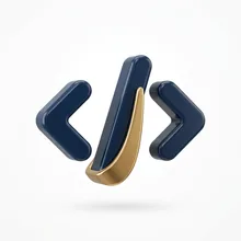 Icon: Code-Klammern — Individualsoftware-Entwicklung